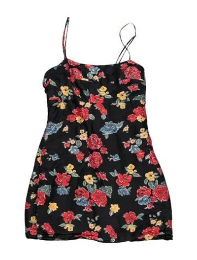 Pre-owned Réalisation Par Silk Mini Dress In Black