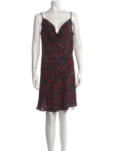 Pre-owned Réalisation Par Silk Mini Dress In Black