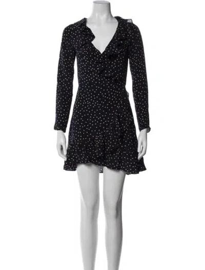 Pre-owned Réalisation Par Silk Mini Dress In Blue