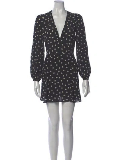 Pre-owned Réalisation Par Silk Mini Dress In Gray