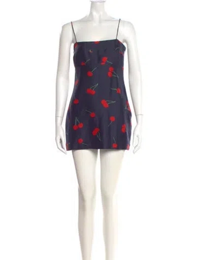 Pre-owned Réalisation Par Silk Mini Dress In Green