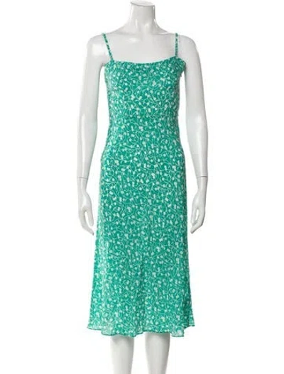 Pre-owned Réalisation Par Silk Mini Dress In Green