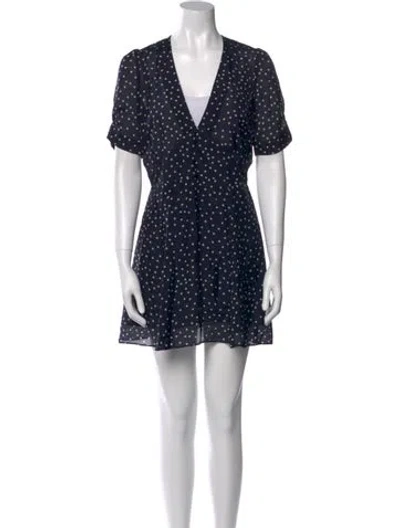 Pre-owned Réalisation Par Silk Mini Dress In Multi