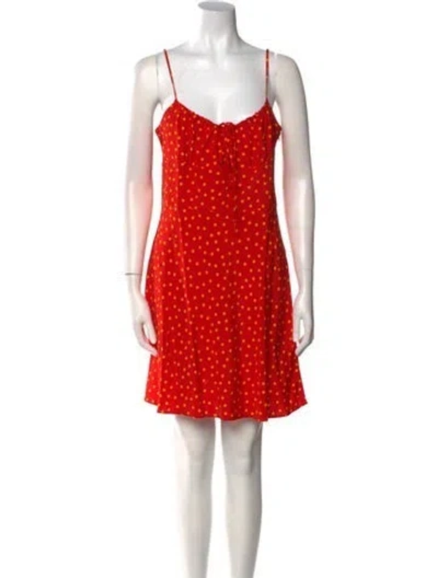 Pre-owned Réalisation Par Silk Mini Dress In Multi