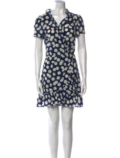 Pre-owned Réalisation Par Silk Mini Dress In Multi