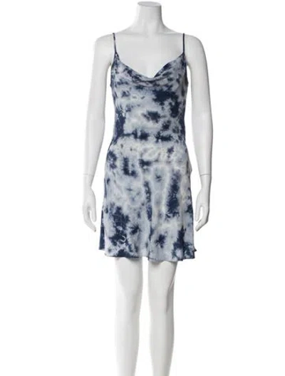 Pre-owned Réalisation Par Silk Mini Dress In Multi