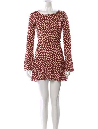 Pre-owned Réalisation Par Silk Mini Dress In Multi