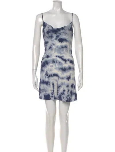 Pre-owned Réalisation Par Silk Mini Dress In Multi