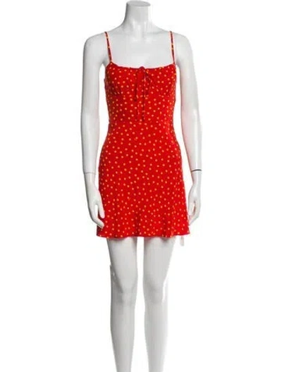 Pre-owned Réalisation Par Silk Mini Dress In Multi