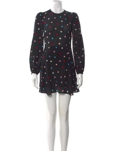 Pre-owned Réalisation Par Silk Mini Dress In Multi