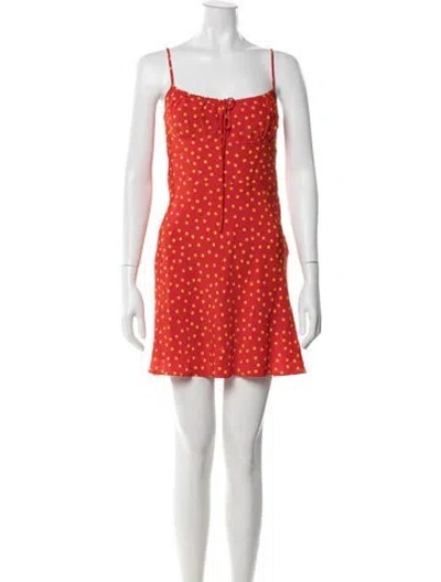 Pre-owned Réalisation Par Silk Mini Dress In Multi