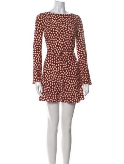 Pre-owned Réalisation Par Silk Mini Dress In Multi