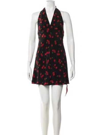 Pre-owned Réalisation Par Silk Mini Dress In Multi