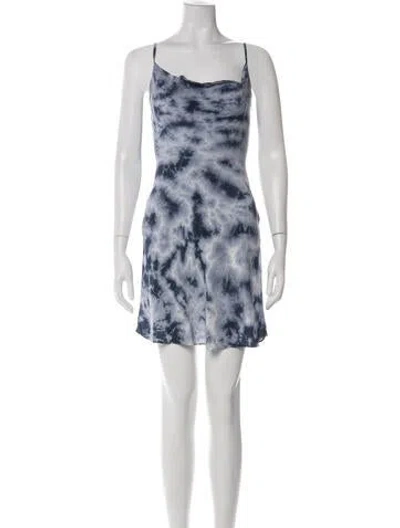 Pre-owned Réalisation Par Silk Mini Dress In Multi