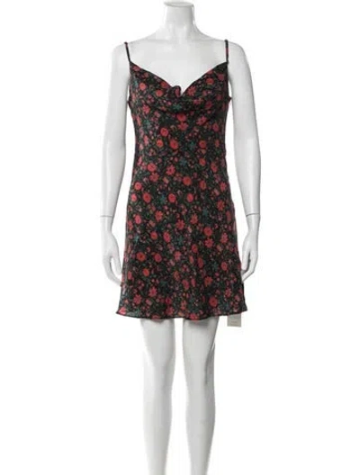 Pre-owned Réalisation Par Silk Mini Dress In Multi