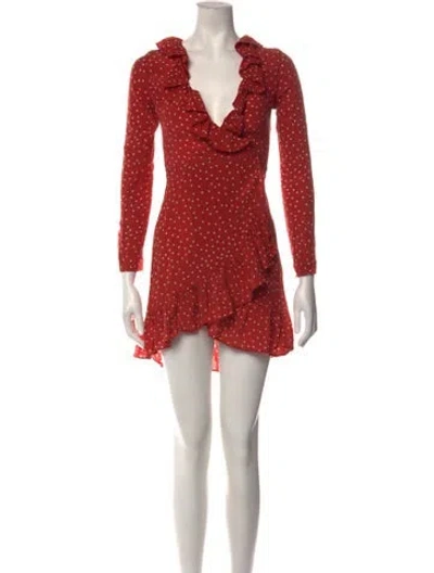 Pre-owned Réalisation Par Silk Mini Dress In Multicolor