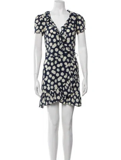 Pre-owned Réalisation Par Silk Mini Dress In Multicolor