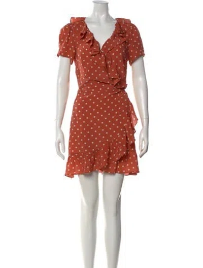 Pre-owned Réalisation Par Silk Mini Dress In Neutral