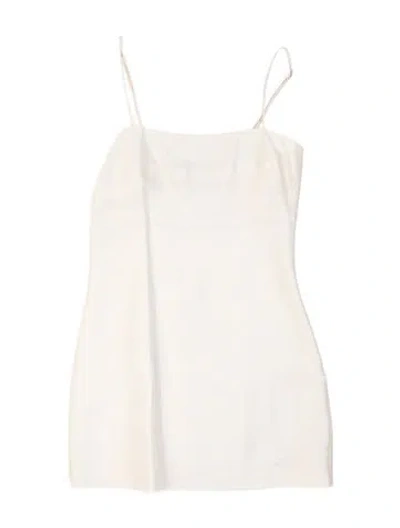 Pre-owned Réalisation Par Silk Mini Dress In Neutrals