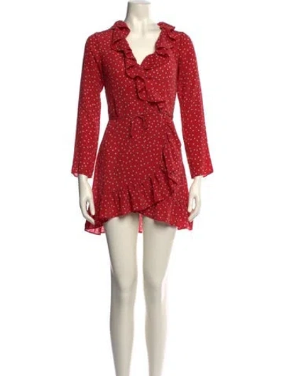 Pre-owned Réalisation Par Silk Mini Dress In Pink