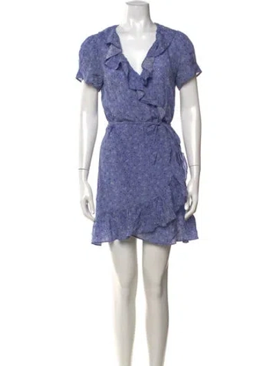 Pre-owned Réalisation Par Silk Mini Dress In Purple