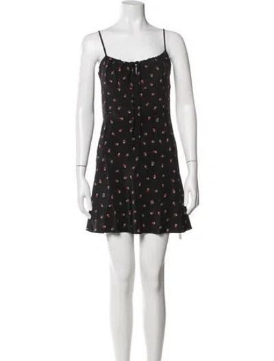 Pre-owned Réalisation Par Silk Mini Dress In Red