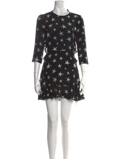 Pre-owned Réalisation Par Silk Mini Dress W/ Tags In Black