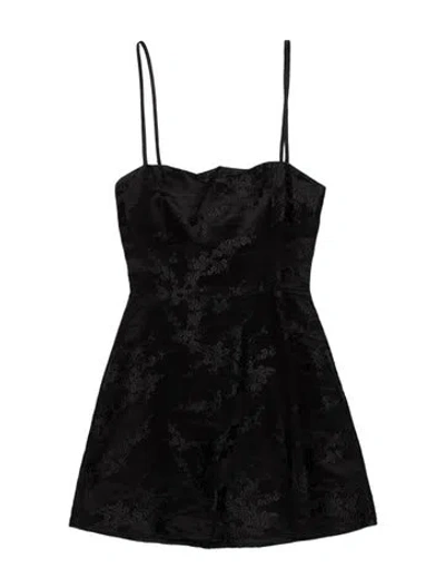 Pre-owned Réalisation Par Silk Mini Dress W/ Tags In Black