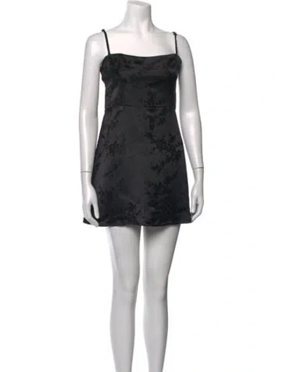 Pre-owned Réalisation Par Silk Mini Dress W/ Tags In Black