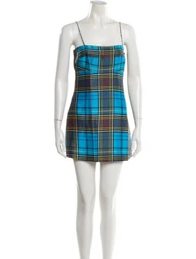 Pre-owned Réalisation Par Silk Mini Dress W/ Tags In Blue