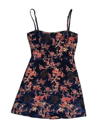 Pre-owned Réalisation Par Silk Mini Dress W/ Tags In Blue