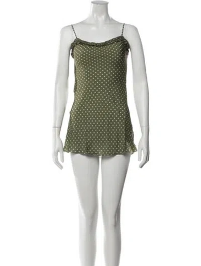 Pre-owned Réalisation Par Silk Mini Dress W/ Tags In Green