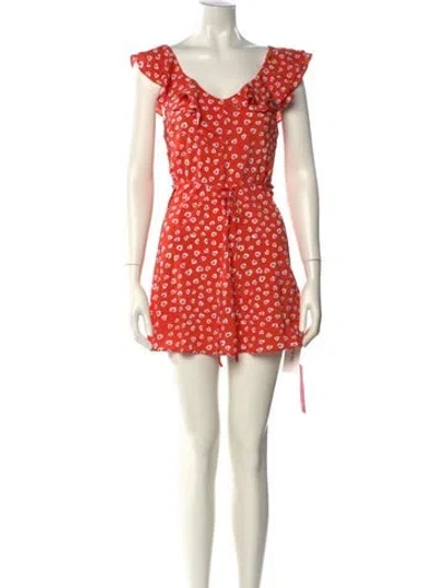 Pre-owned Réalisation Par Silk Mini Dress W/ Tags In Multi