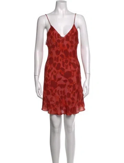 Pre-owned Réalisation Par Silk Mini Dress W/ Tags In Orange