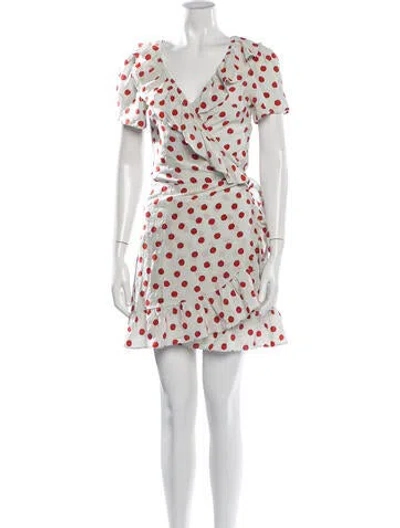Pre-owned Réalisation Par Silk Mini Dress W/ Tags In White