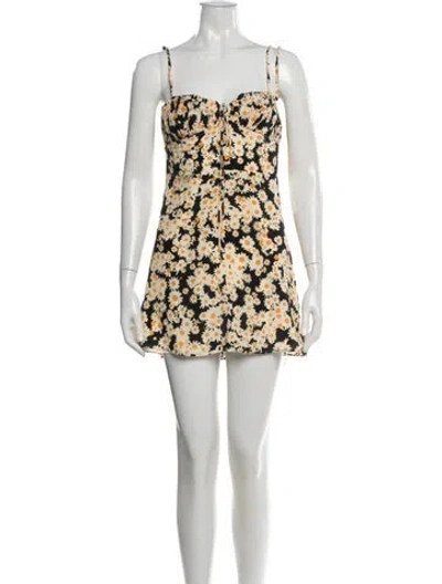 Pre-owned Réalisation Par Silk Mini Dress In White