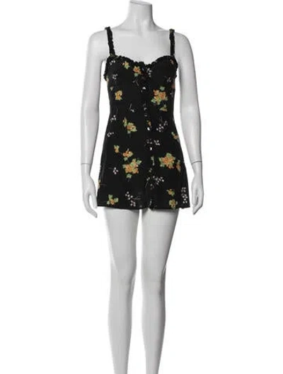 Pre-owned Réalisation Par Silk Mini Dress In White