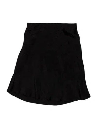 Pre-owned Réalisation Par Silk Mini Skirt In Black