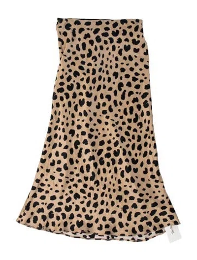 Pre-owned Réalisation Par Silk Mini Skirt In Brown