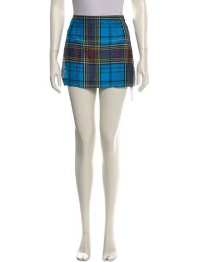 Pre-owned Réalisation Par Silk Mini Skirt W/ Tags In Multi