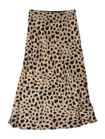 Pre-owned Réalisation Par Silk Mini Skirt In Yellow