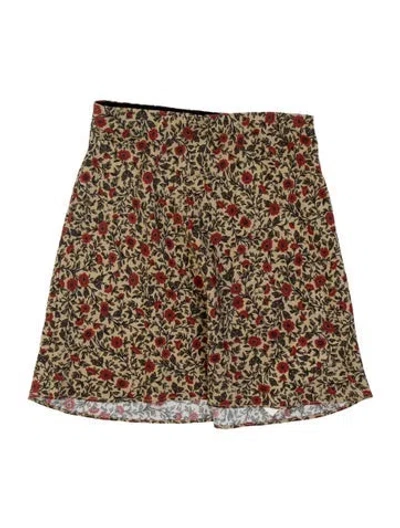 Pre-owned Réalisation Par Silk Mini Skirt In Yellow