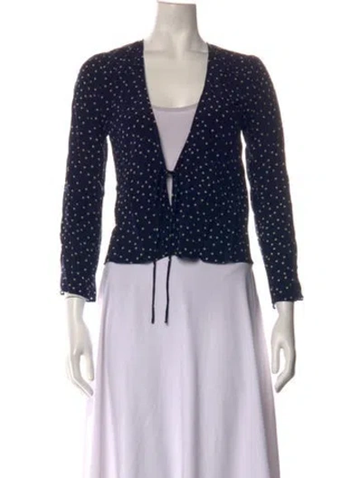 Pre-owned Réalisation Par Silk Printed Blouse In Multicolor