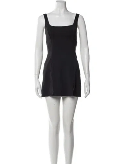 Pre-owned Réalisation Par Square Neckline Mini Dress In Multi