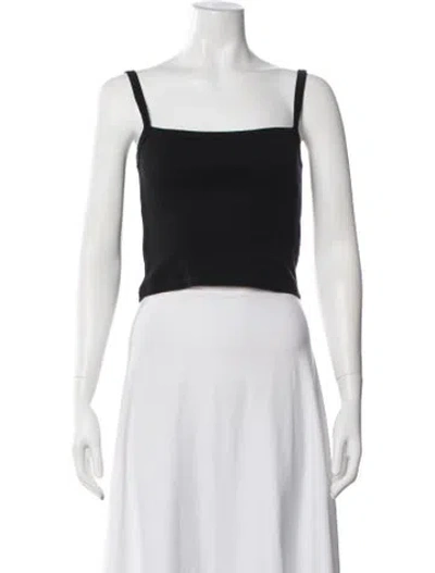 Pre-owned Réalisation Par Square Neckline Sleeveless Crop Top In White