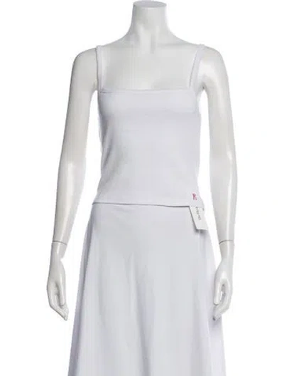 Pre-owned Réalisation Par Square Neckline Sleeveless Top In Black