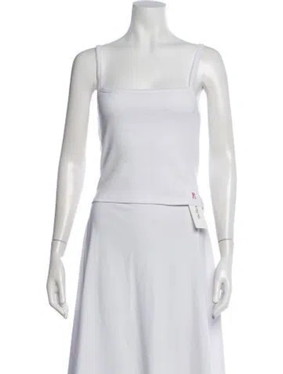 Pre-owned Réalisation Par Square Neckline Sleeveless Top In Black