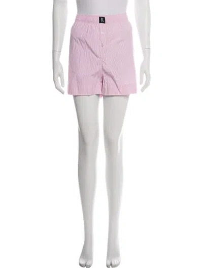 Pre-owned Réalisation Par Striped Sweatpants In Pink