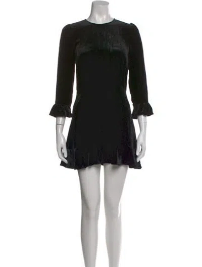 Pre-owned Réalisation Par Velvet Mini Dress In Black