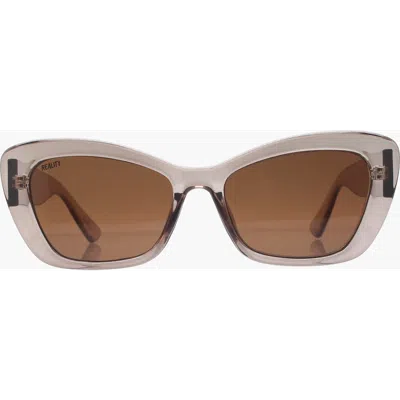 Reality Eyewear Absolutely Flawless Sunglasses In Brown